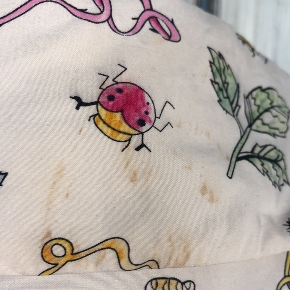 Unique Nature Novelty Print Puffy Buttons Puffer Jacket Size Medium - Picture 13 of 16